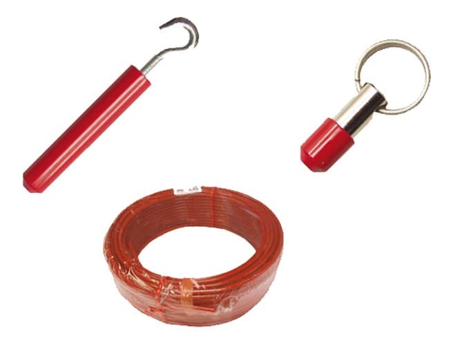 Leuze Electronic - AC-KT10-ERS Constitué de: Câble métallique de 10 m, Tourillon réglable (AC-SBO-E