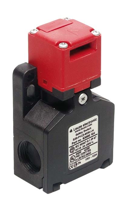 Leuze Electronic - S20-P4C3-M20-LH Attribution des contacts: 2NF + 1NO, Contact glissant Entrée de