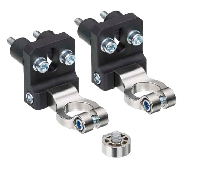 Leuze Electronic - BT-2HF-S Adapté pour: Barrières immatérielles de sécurité MLC 500, MLC 300 Fixat