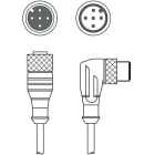 Leuze Electronic - KDS S-M12-5A-M12-5W-V1-003 Connexion 1: Connecteur rond, M12, Axiale, Prise feme