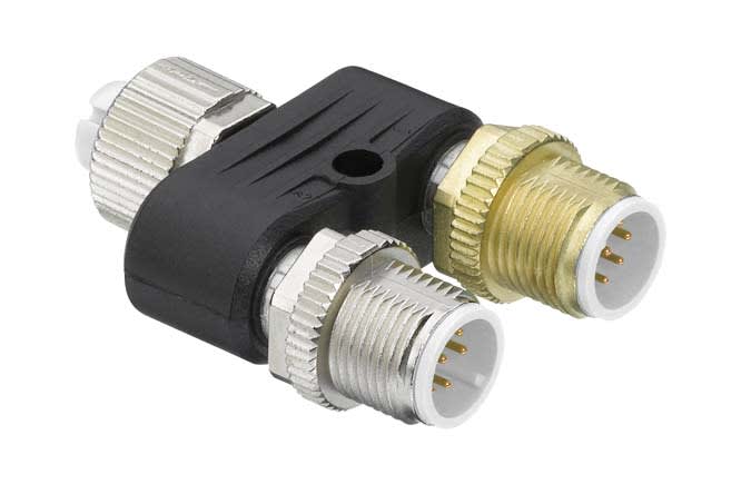 Leuze Electronic - YV S-DSS-28-28-28-X05 Nombre de connexions: 3 pièce(s) Connexion 1: Connecteur r