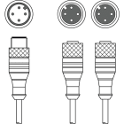 Leuze Electronic - CB-M12-SC44 Adapté pour: Barrières immatérielles de sécurité COMPACTplus-m, Barr