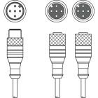 Leuze Electronic - KY-S-SDD-25A25A24A-100-P1-X01 Connexion 1: Connecteur rond, M12, Axiale, Prise m