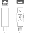 Leuze Electronic - KDS ET-RJ45-A-USB3-A-P4-000 Adapté pour: Ethernet Nombre de connexions: 2 pièce(