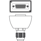 Leuze Electronic - AC-D15E-GF Connexion: Sub-D, Axiale, Prise femelle, 15 pôles eCl@ss 9.0: 2706919