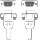Leuze Electronic - KB DSub-9P-3000 Adapté pour interface: RS 232 Connexion 1, fonction: Interface d