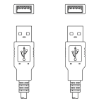 Leuze Electronic - KB USB A - USB A Adapté pour interface: USB Connexion 1: USB Connexion 2: USB Bl