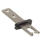 Leuze Electronic - AC-AH-S Dimensions: 30 mm x 10 mm x 69 mm Type de fixation: Fixation traversante
