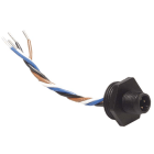 Leuze Electronic - AC-PLP-8 Connexion: Connecteur rond, M12, Plastique, Axiale, 8 pôles Nombre de b