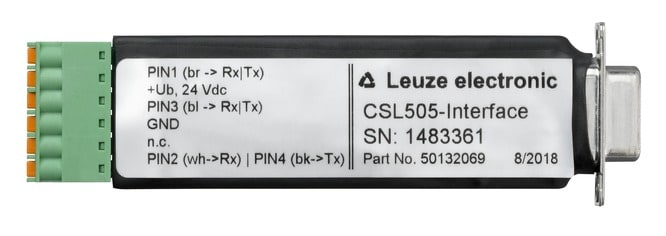 Leuze Electronic - CSL505-InterfaceAdapté pour: Rideaux lumineux CSL 505 Fonctions: Appareil de con