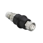Leuze Electronic - KDS U-M8-4A-M8-3A-P1-000 Connexion 1: Connecteur rond, M8, Axiale, Prise femelle