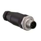 Leuze Electronic - KS 095-4A Connexion: Connecteur rond, M12, Axiale, Prise mâle, Codage A, 4 pôles