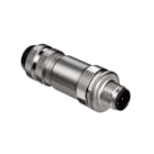 Leuze Electronic - KD 01-5-SA Connexion: Connecteur rond, M12, Axiale, Prise mâle, Codage A, 5 pôle