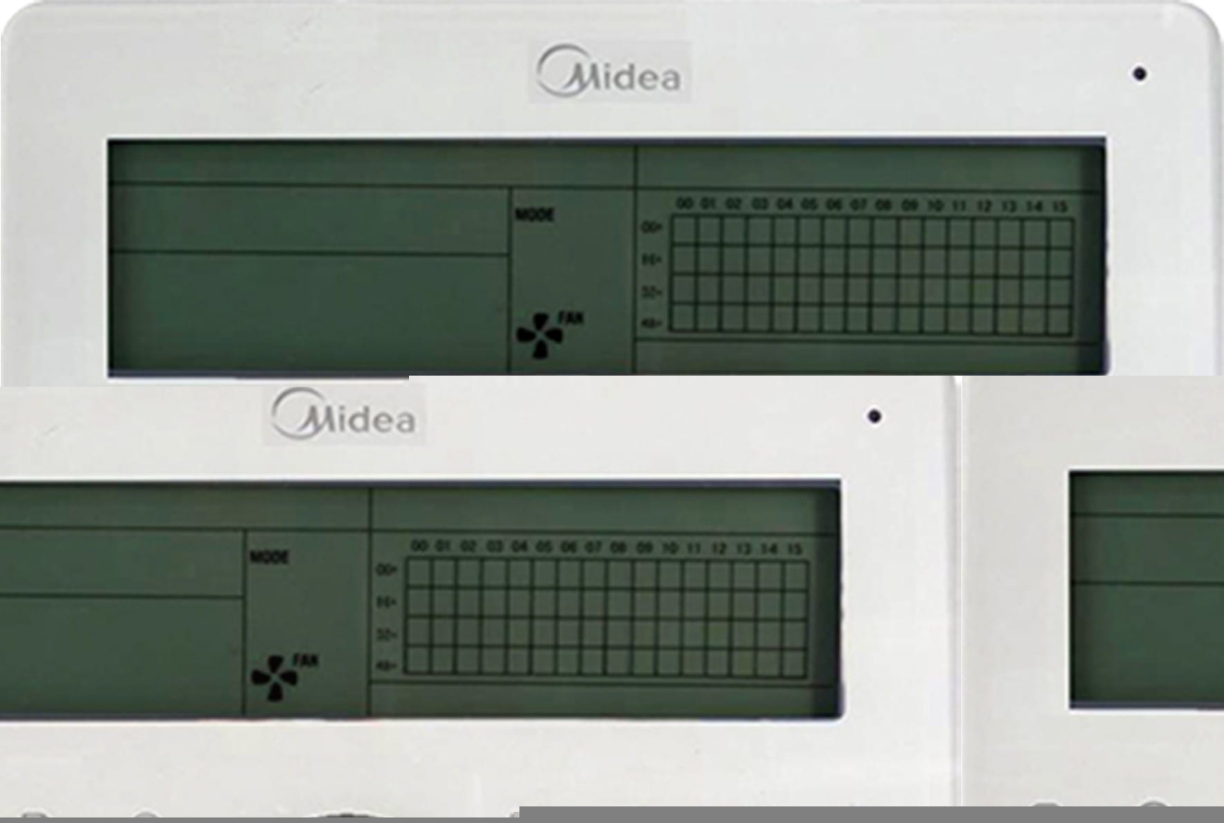 Midea - Telecommande centralisée tactile simplifiée jusqu'à 64 UI