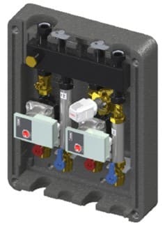 Midea - Kit 2 zones pour gestion basse et haute température