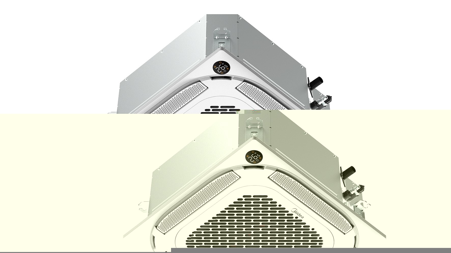 Midea - Unité intérieure K7 600x600 BREEZELESS R32 Monophasé - Current Loop - 2kW