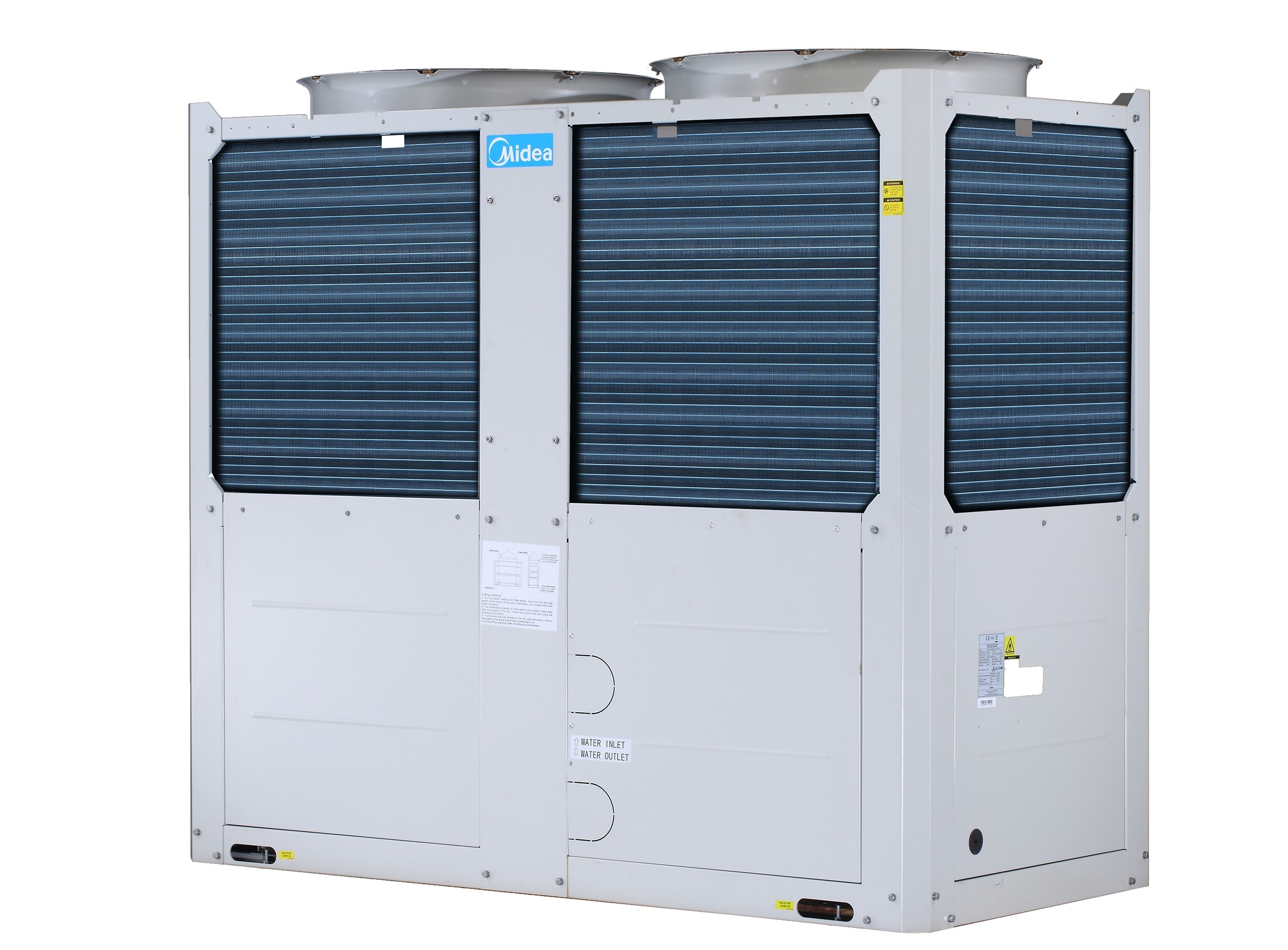 Midea - CHILLER monobloc triphasé 65 kW pour production d?eau froide HVAC industrielle