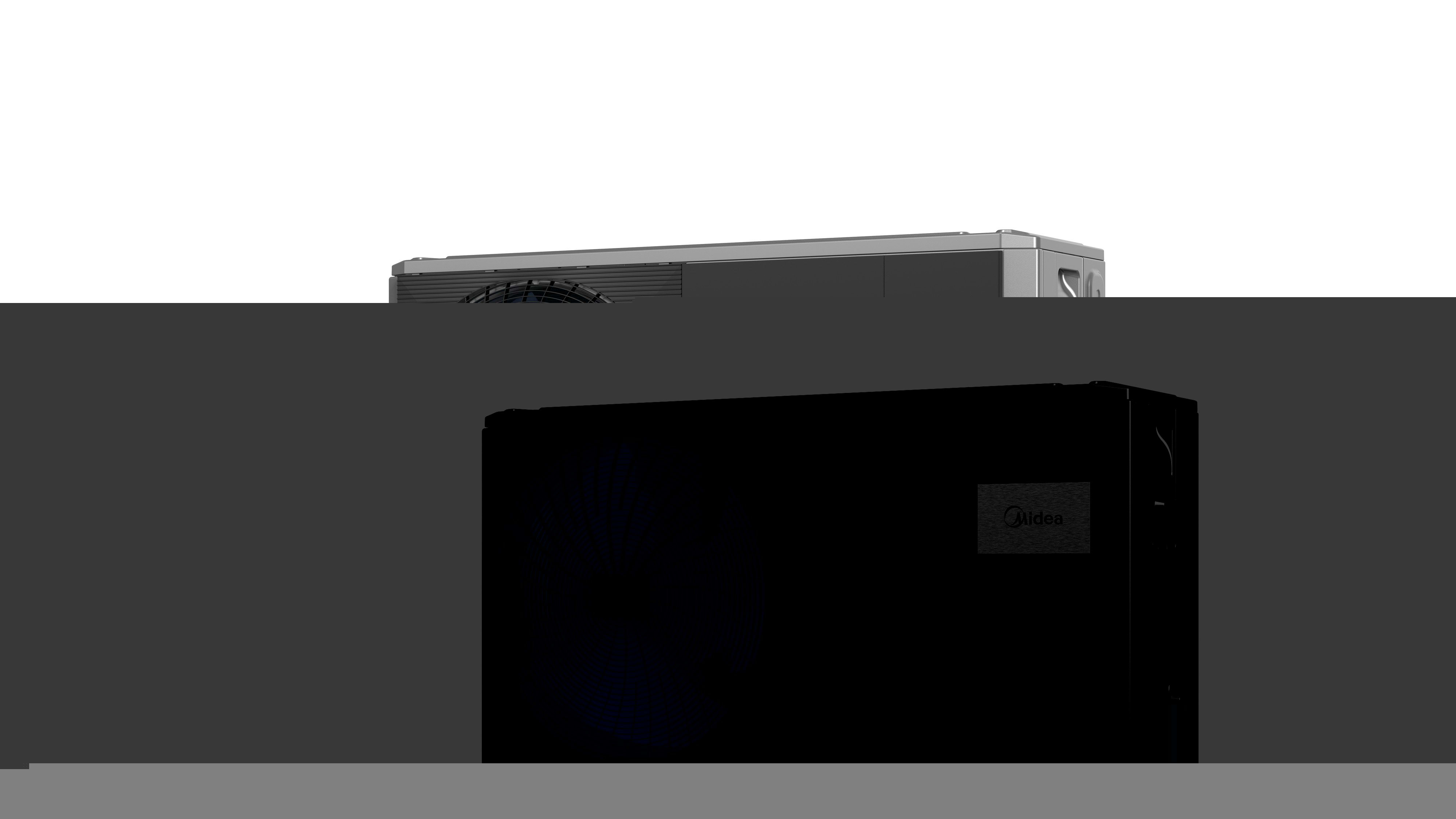 Midea - PAC AIR / EAU R32 monobloc Monophasé BLACK - 8kW