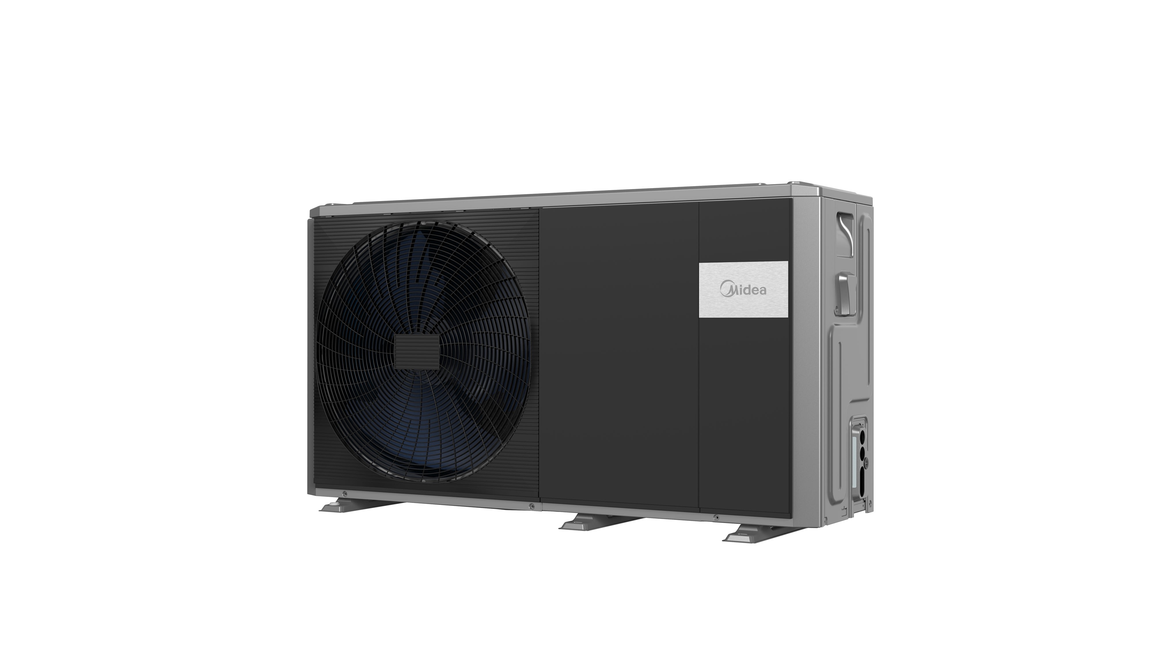 Midea - PAC AIR / EAU R32 monobloc Monophasé BLACK - 6kW