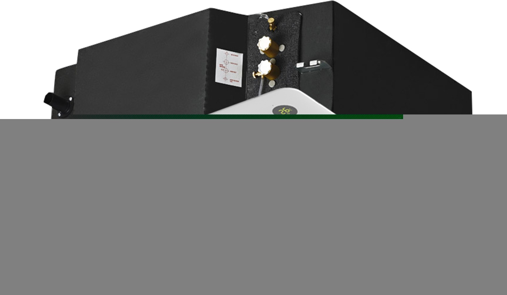 Midea - Ventilo convecteur cassette 4 voies 900x900 - 2 tubes - 5,3kw