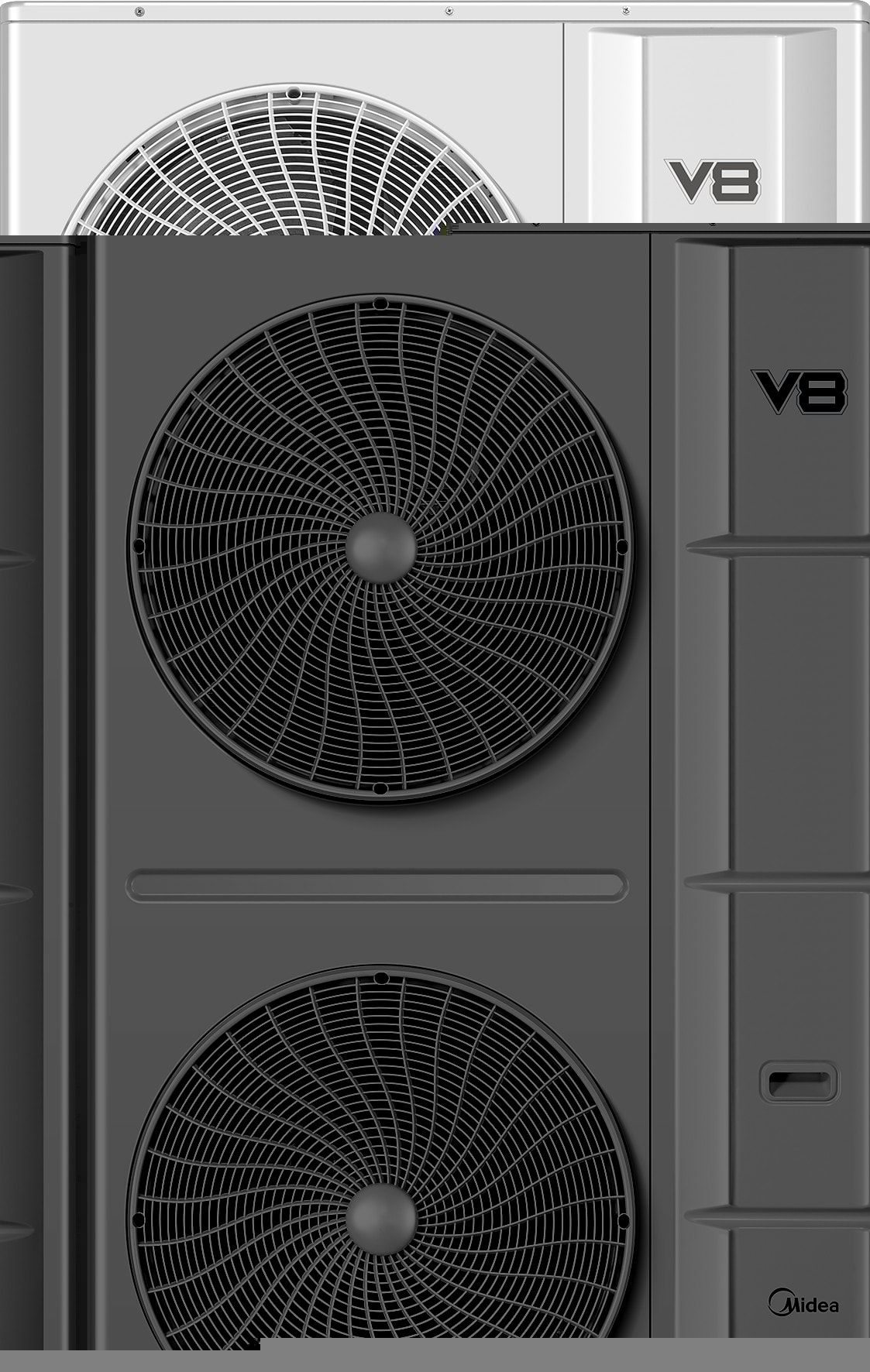 Midea - Unité extérieure V8S Combinable Soufflage Horizontal 40 kW