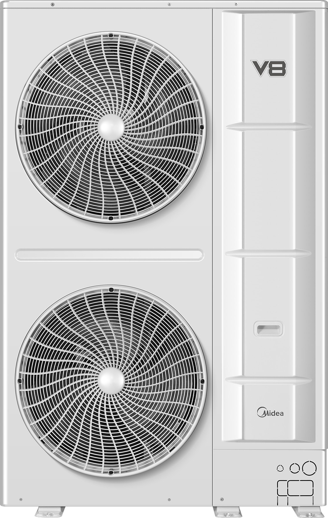 Midea - Unité extérieure V8S Combinable Soufflage Horizontal 33,5 kW