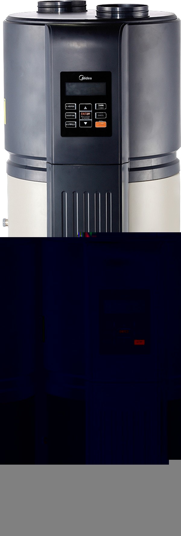 Midea - Ballon thermo-dynamique monobloc solaire 300L - Cuve ABS