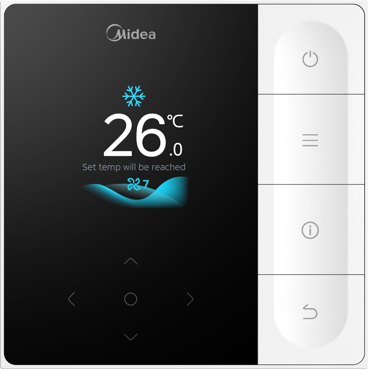 Midea - Telecommande filaire uniquement gamme EXCELLENCE UI série 2 jusqu'à 16 UI