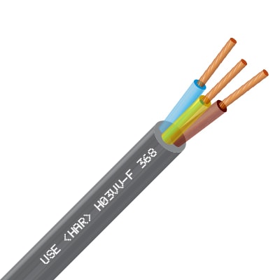 Omerin Polycable - PROFIPLAST H03VV-F 3G0.5mm2 Cu