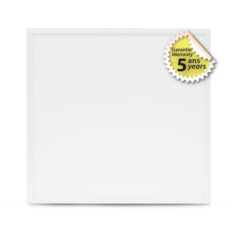Miidex Lighting - GALAXIE PLAFONNIER 595 X 595MM 36W 4000K BLC IP65 PRIS 5ANS