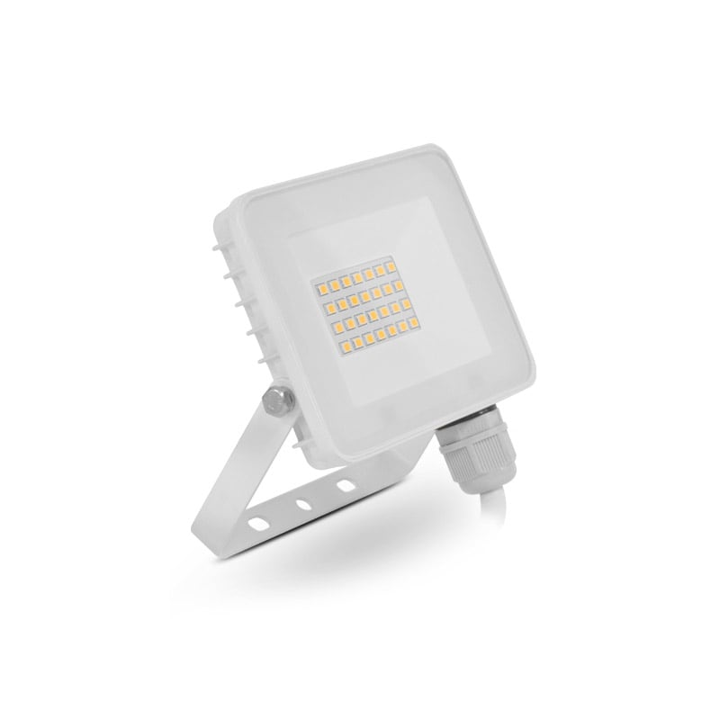 Miidex Lighting - 100242 - LUMOS SLIM II PROJECT 20W 3000K PLAT BLC IP65