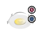 Miidex Lighting - ECLAT CCT II SPOT FIXE 60° 6W 2700/3000/4000 IP65/20 DIM 5ANS