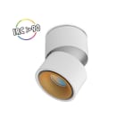 Miidex Lighting - COSMOS APPLIQUE DECORATIVE BLANC/DORE 12W 3CCT IRC90 23° 3ANS