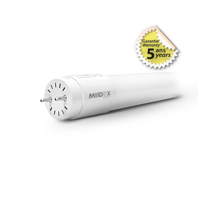 Miidex Lighting - TUBE LED T8 600MM 6W 4000K 85-265V LN STARTER 5ANS (X10)