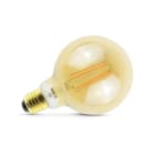 Miidex Lighting - LED FIL COB GLOBE G95 E27 8W 2700K GOLDEN (x10)