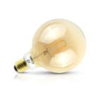 Miidex Lighting - LED FIL COB GLOBE G125 E27 8W 2700K GOLDEN DIM (x5)