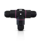 Miidex Lighting - CONNECT ETANCHE FORME T IP68 250V NOIR 3 FILS