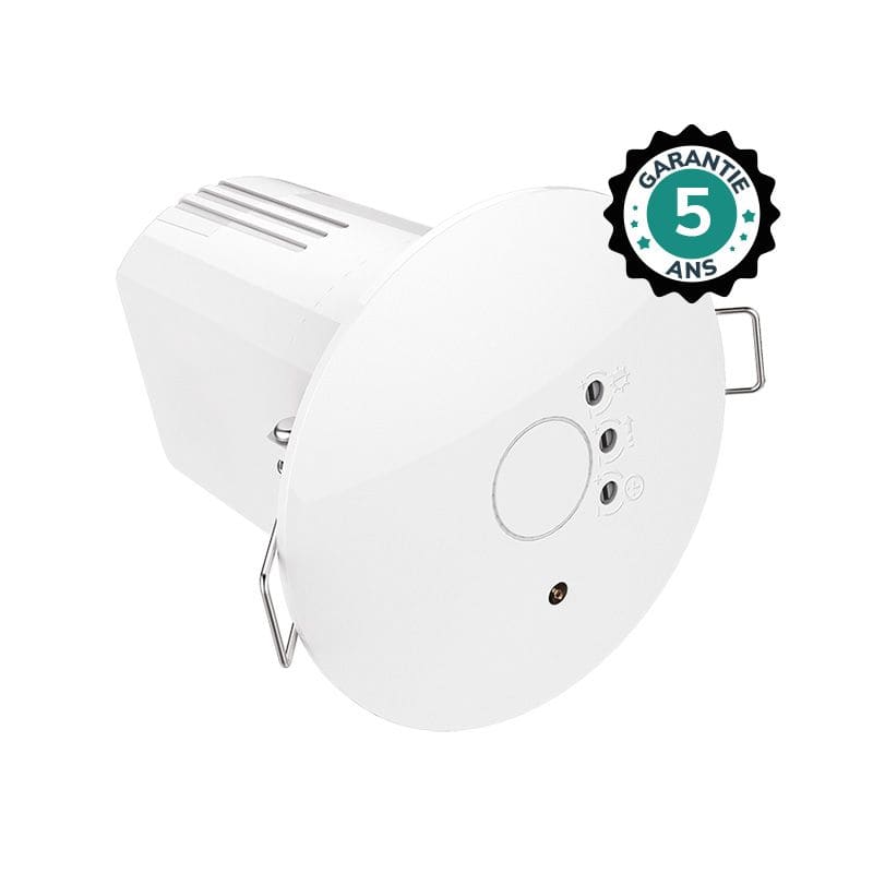 Miidex Lighting - DETECTEUR DE MOUVEMENT RF ENCASTRABLE 360° 5ANS
