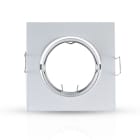 Miidex Lighting - COLLERETTE CARRE SUPPORT DE SPOT 85 X 85MM BLC ORIENT