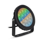 Miidex Lighting - TOURNESOL PROJECT RGB + BLC 9W CCT 2700K A 6500K NOIR IP66 RF