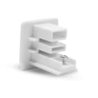 Miidex Lighting - RAIL 3A CONNECT TRIPHASE FIN DOUBLE SENS BLC GAUCHE/DROITE 220-240V