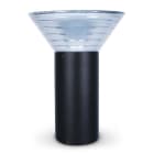 Miidex Lighting - SUNNY COUPOLE POTELET SOLAIRE CONIQUE 9V 380MM 4W 4000K NOIR IP65