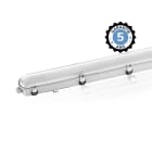 Miidex Lighting - RHONE ETANCHE LED INT 1270 X 140MM 20-36W 6000K IP65 IK08 5ANS (X6)