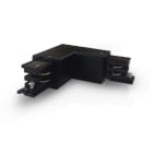 Miidex Lighting - RAIL 3A CONNECT TRIPHASE COUDE L NOIR CIRCUIT EXTERIEUR 230V