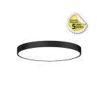 Miidex Lighting - CIRCLE HUBLOT SUSP DIAM 800MM NOIR 80W 8000LM 4000K IP40 IK07 5ANS