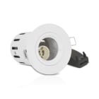 Miidex Lighting - SUPPORT SPOT BBC DIAM 90MM BLC FIXE AJOURÉ IP65 + DOUILLE AUTOMATIQUE