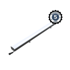 Miidex Lighting - LINE S LINEAIRE LED 100W 3000MM DEPOLI NOIR 5ANS