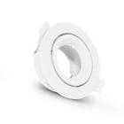Miidex Lighting - COLLERETTE 1/4 DE TOUR SUPPORT DE SPOT DIAM 90MM BLC ORIENT PC