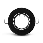 Miidex Lighting - COLLERETTE SUPPORT DE SPOT DIAM 90MM NOIR ORIENT