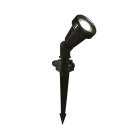 Miidex Lighting - IRIS PROJECTEUR PIQUET 1 X GU10 NOIR IP54 PC